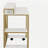 Industrial Writing Desk, Gold-1038080944