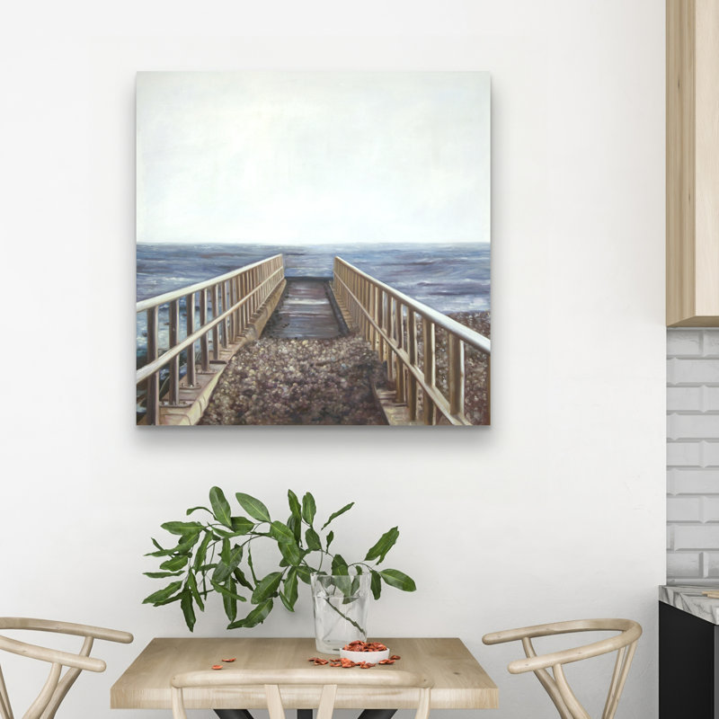 Relaxing beach - 32"x32" art on canvas