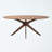 Daved Oval Solid Wood Base Dining Table