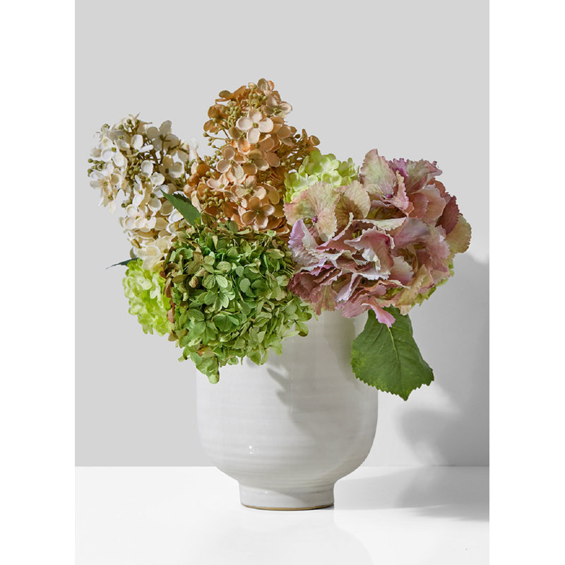 Bol décoratif en céramique Leonardo, H 7 po x l 6,5 po x P 6,5 po