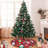 Abstract Polyester Blend Tree Skirt