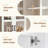 79.7" Tall Book Cabinet Storage Bookcase-130020156