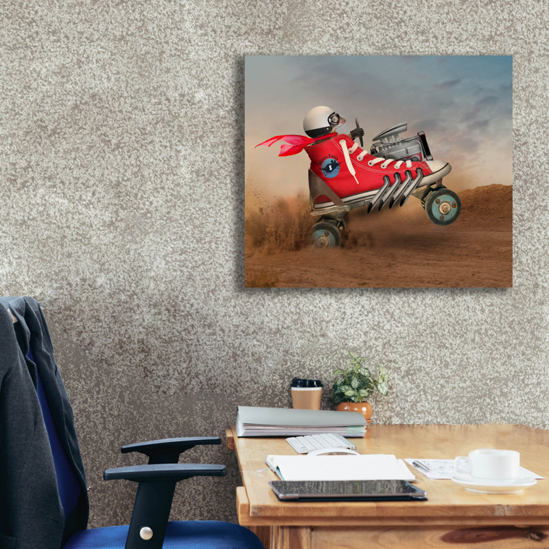  «Mouse Racer» par John Hovenstine, art mural sur toile, 30 po x 26 po