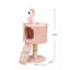 Catry 29.5" Flamingo Cat Tree with Scratching Pad