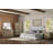 Zina Left Nightstand with USB Charging and Soft-Close Drawers in English Knotty Oak Veneer
