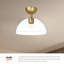 Plafonnier semi-encastré 1 lumière 12 po Casoria-66310498