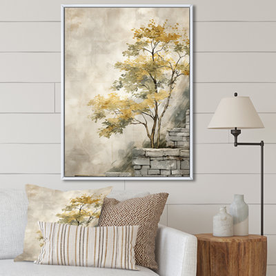 Rustic Sycamore Tree Charm - Art mural sycomore