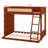 Modern Bunk Bed with Shelf and LED, Comfortable and Efficient-1133300362
