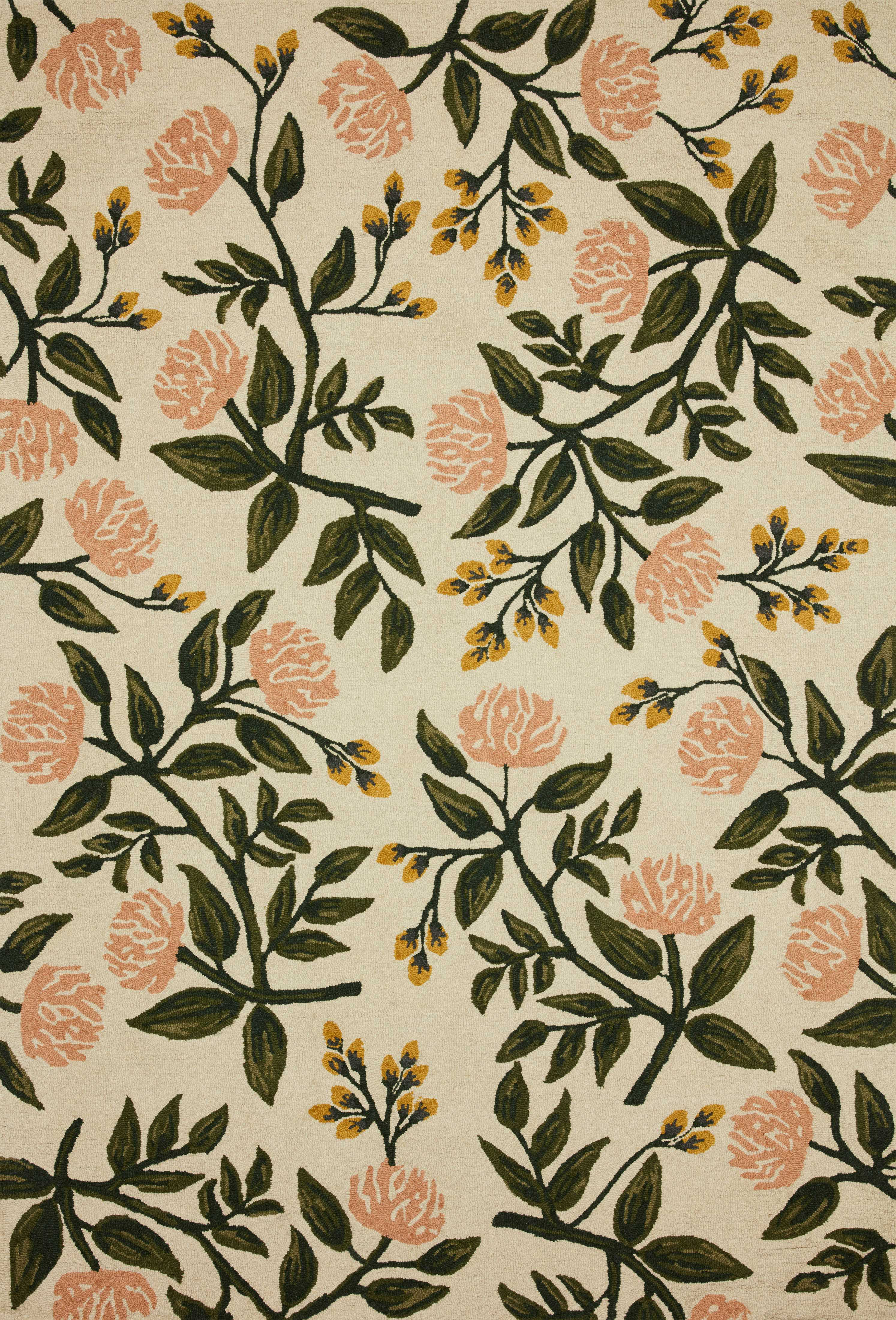 Rifle Paper Co. x Loloi Joie Peonies Blush Rug & Reviews | Runner 2'6" x 7'6"