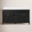 Meuble-lavabo double 60 po avec plateau en marbre Burdick-1666593536