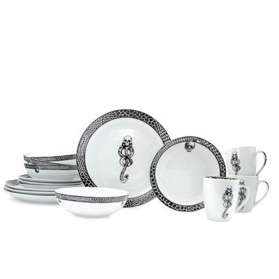 Ceramic Dinnerware Set 16 Piece - Service for 4