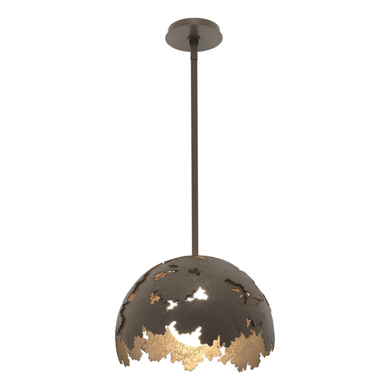 Pangea 1 - Light Dome Pendant, Bronze