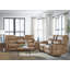 Canapé inclinable en cuir 91 po Harrison-108685056