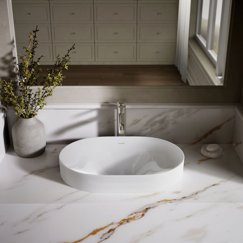 Chalice Oval Vessel Bathroom Sink