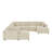 Carforks Corduroy Upholstered Modular Sectional-1812993662