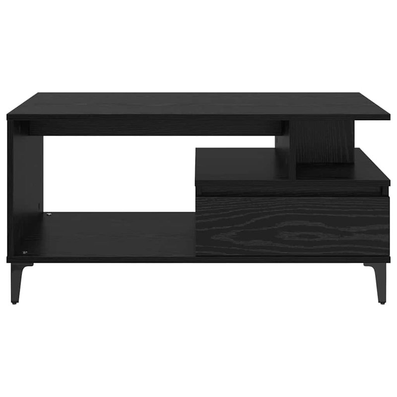 Coffee Table with Storage, Black