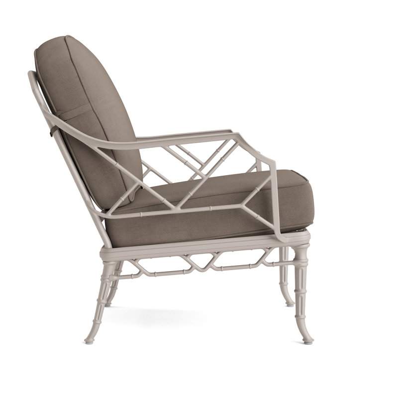 Calcutta Outdoor Lounge Chair, Fusion Charcoal, Dove Smooth