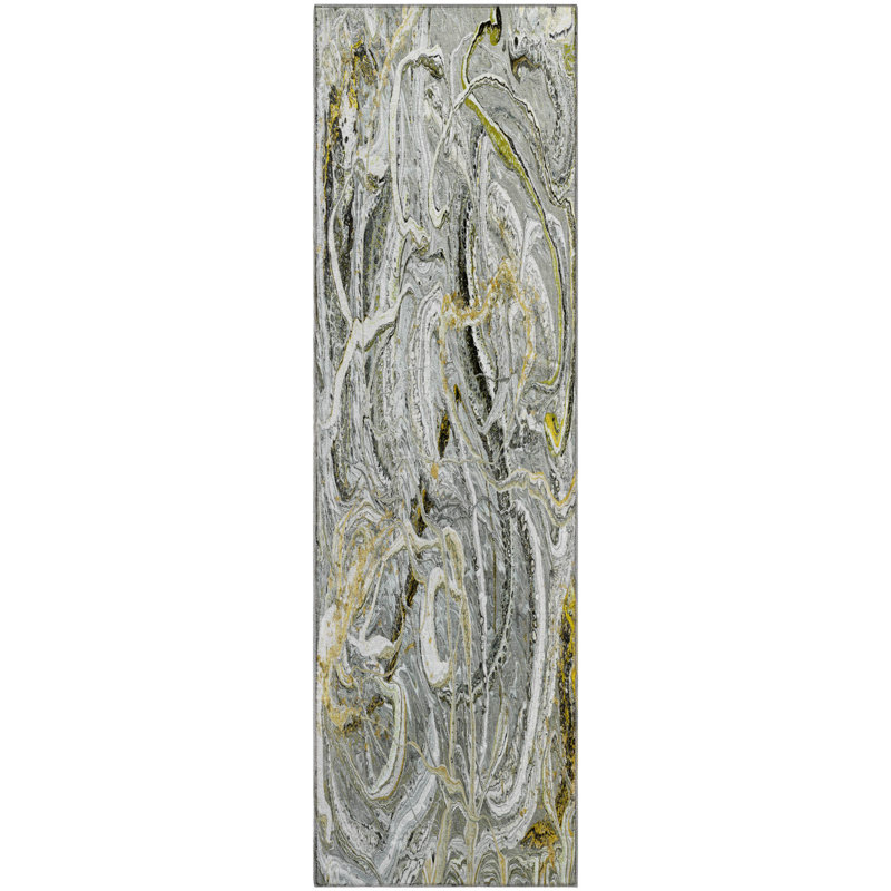 Premium Machine Washable Chananya Cyclone Rug, Runner 2'3" x 7'6"