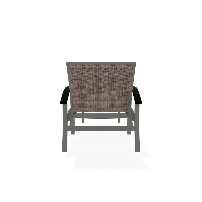 Chaise longue inclinable Askar, Noir P70, Neige texturée, Beacon taupe Sunbrella®