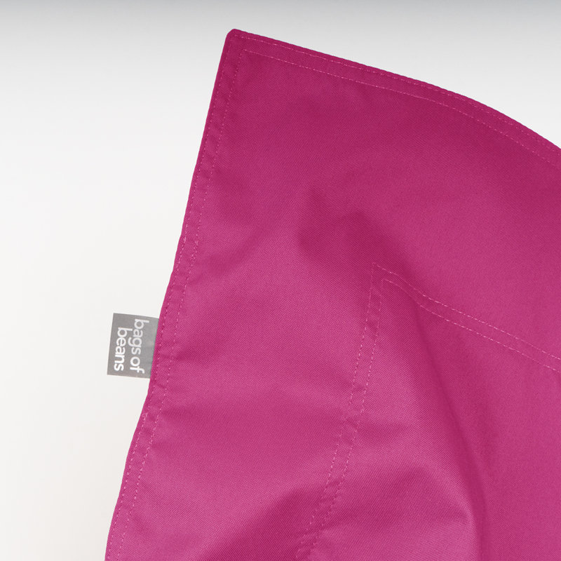 Outdoor Friendly Bean Bag Lounger, Pink