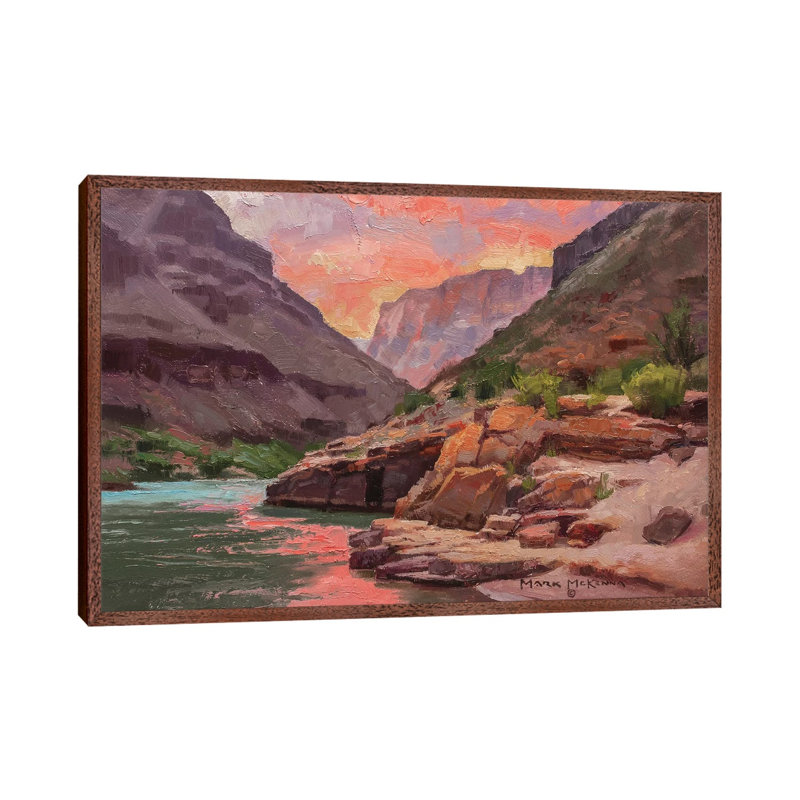 Nightfall At Pumpkin Springs by Mark McKenna - Painting on Canvas, 66.04cm H x 101.6cm W x 3.81cm D