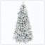 Arbre de Noël artificiel givré
