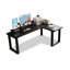 Bureau d'écriture en L noir en bois massif-118312054-118312062-118312066