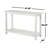 Wood Entryway Sofa Console Table, White-1747099547