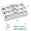 Organisateur d'enveloppes en bambou WrapNeat 3 en 1 avec coupe et étiquettes-1916645264