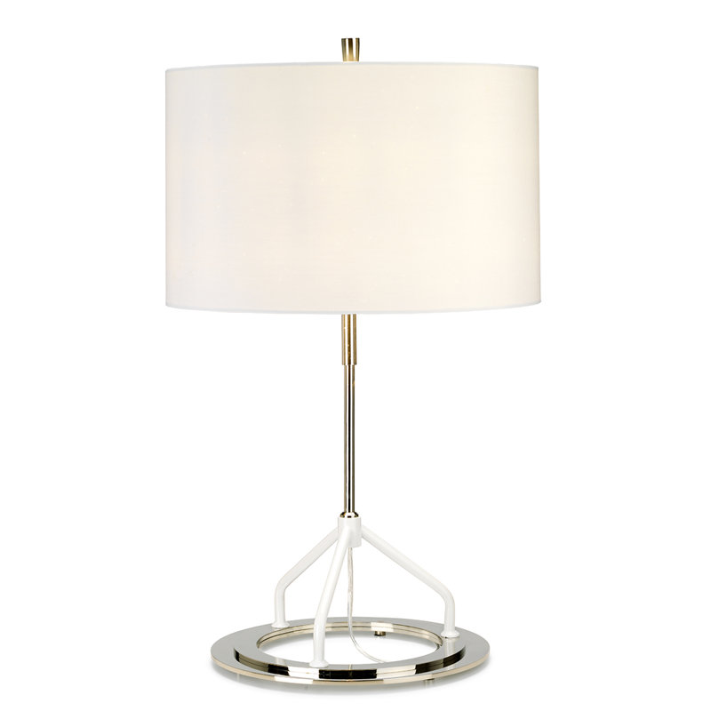 Lorsworth Ceramic Table Lamp, White