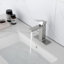 Robinet de lavabo de salle de bain à poignée simple avec drain escamotable (avec trop-plein)-115744904