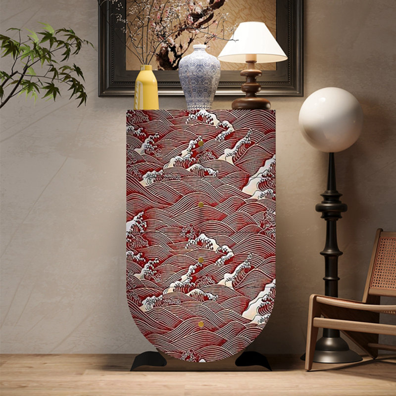 Armoire seau ronde inversée de style chinois