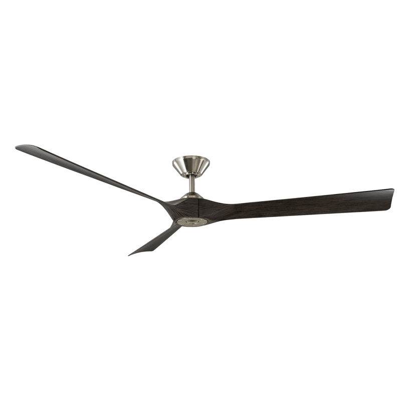 Torque Indoor/Outdoor 3-Blade Smart Ceiling Fan 70" and Remote Control, Works With Alexa and iOS or Android App