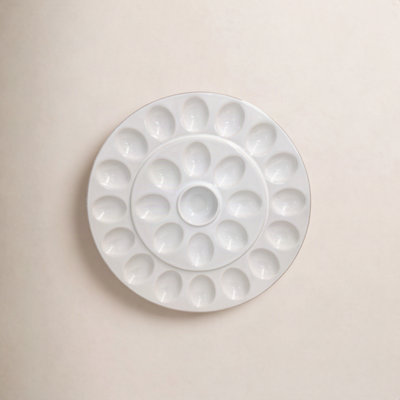Cook & Host Round Egg Platter