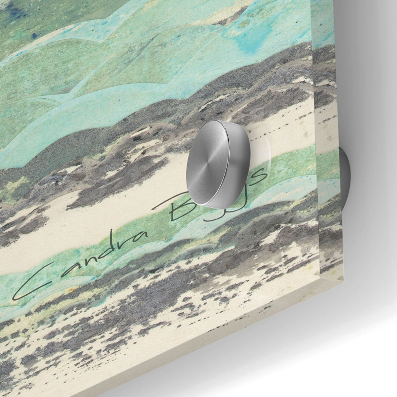 «Edge Of The Water» par Candra Boggs, art mural en verre acrylique, H 36 po x l 12 po