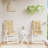 Ebern Designs Highback Chair Cushions 2 Pcs 47.2"X19.7"X2.8" Fabric-1408393860