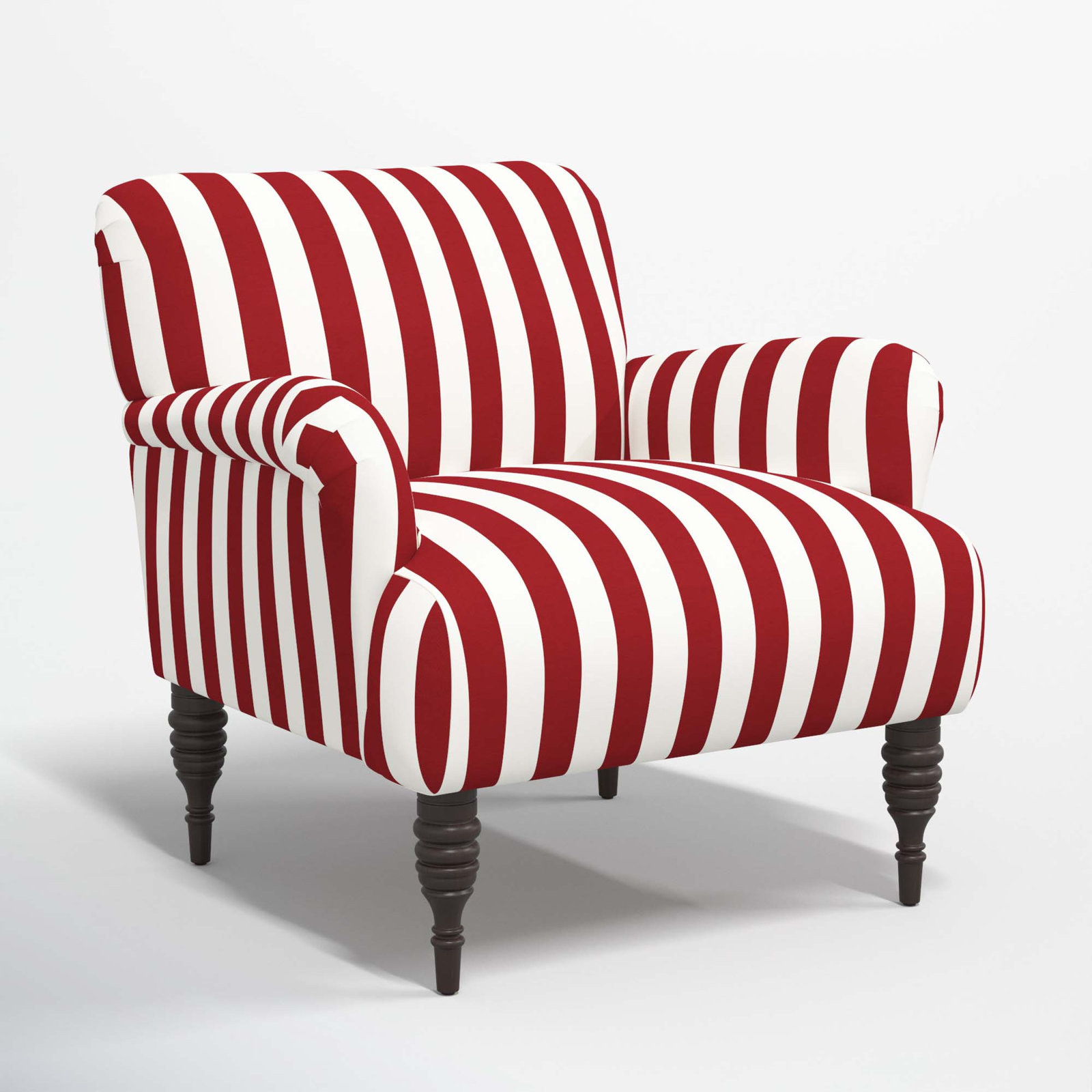 Allura Armchair, Canopy Stripe Red