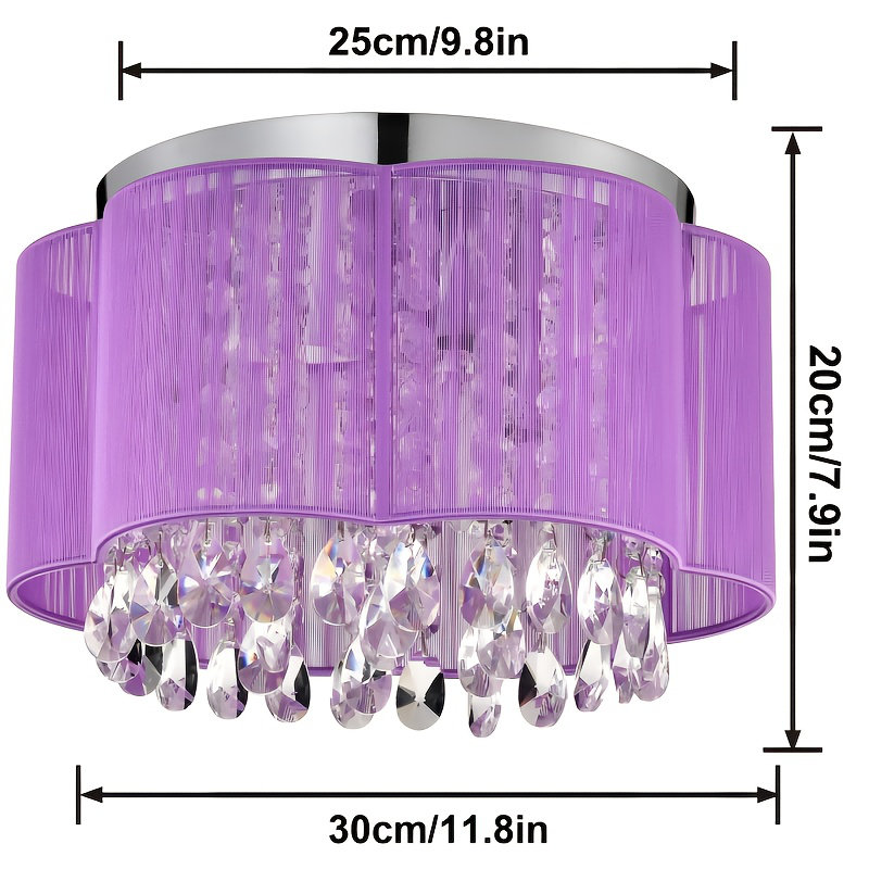 3-Light 27.9cm Flush Mount