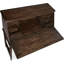 Commerce And Market Solid Wood Secretary Desk