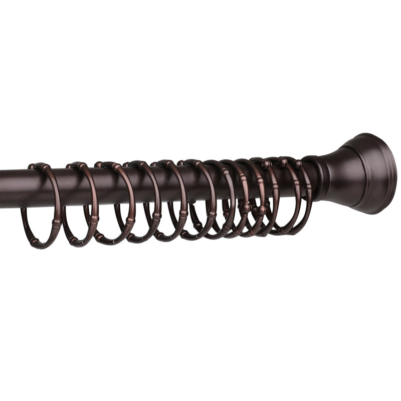 Crochets de rideau de douche Vivtoria, Bronze huilé