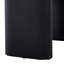 Ensemble de style Mid-Century luxueux en bois MDF grain de bois noir luxueux