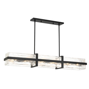 Minka Lavery Cloud Break - 60 Inch Wide 12 Light Island In Coal Finish