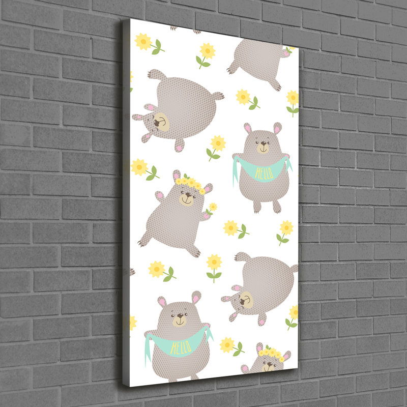 Bears - Wrapped Canvas Print