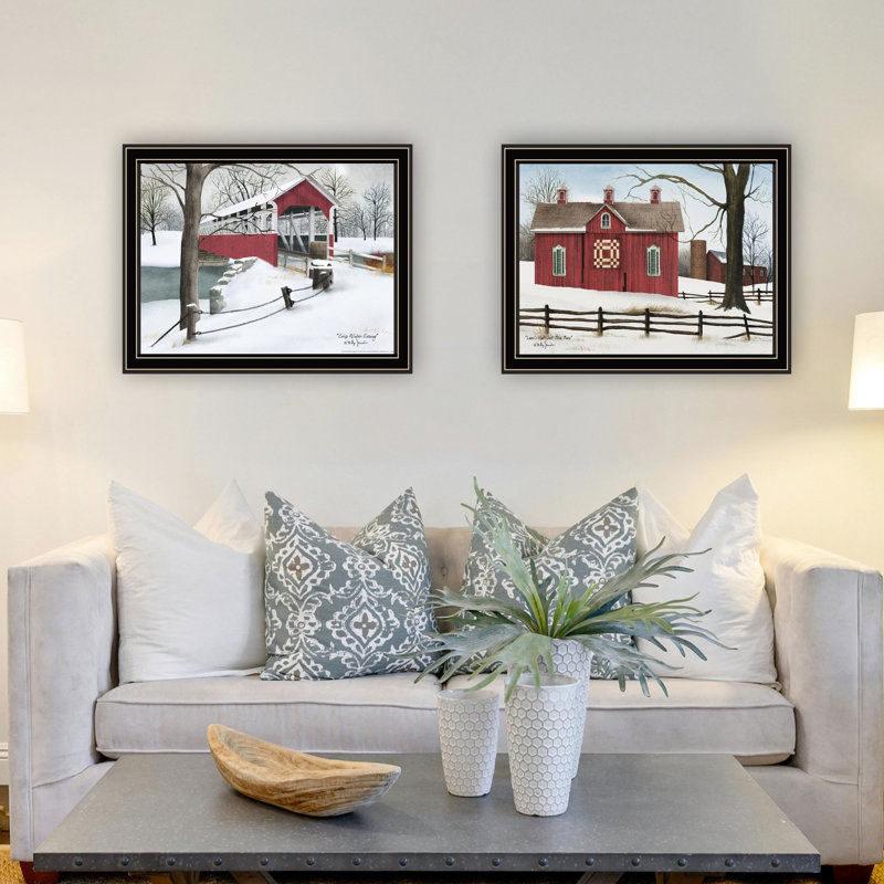 Courtepointe 2 granges, 2 nœuds, pour la maison, décoration en bois et en papier, salon, chambre à coucher