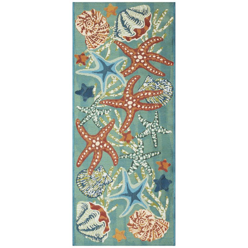 Nicodemus Modern Synthetic Non-Skid Kitchen Mat, Runner 1'11" x 4'11"