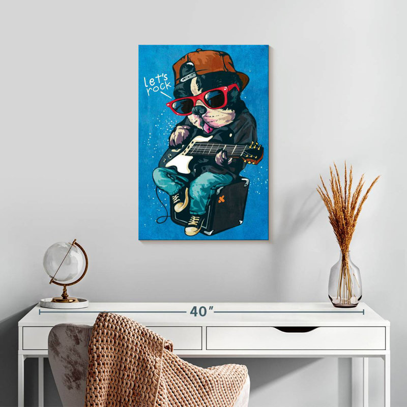 Ketti Rocker French Bulldog, 24" H x 16" W