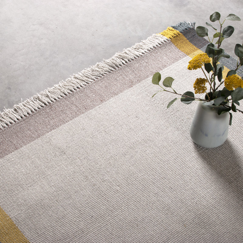 Martinique Plaid Hand Woven Area Rug, Runner 80 x 200cm