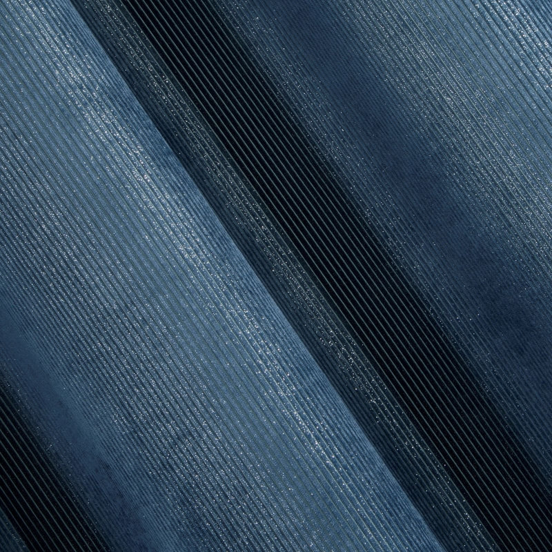 Gurucharan Blackout Curtains Single Panel, Marine