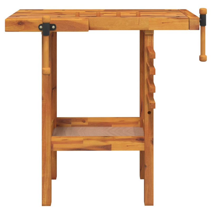 Établi avec plan de travail en bois Breelan