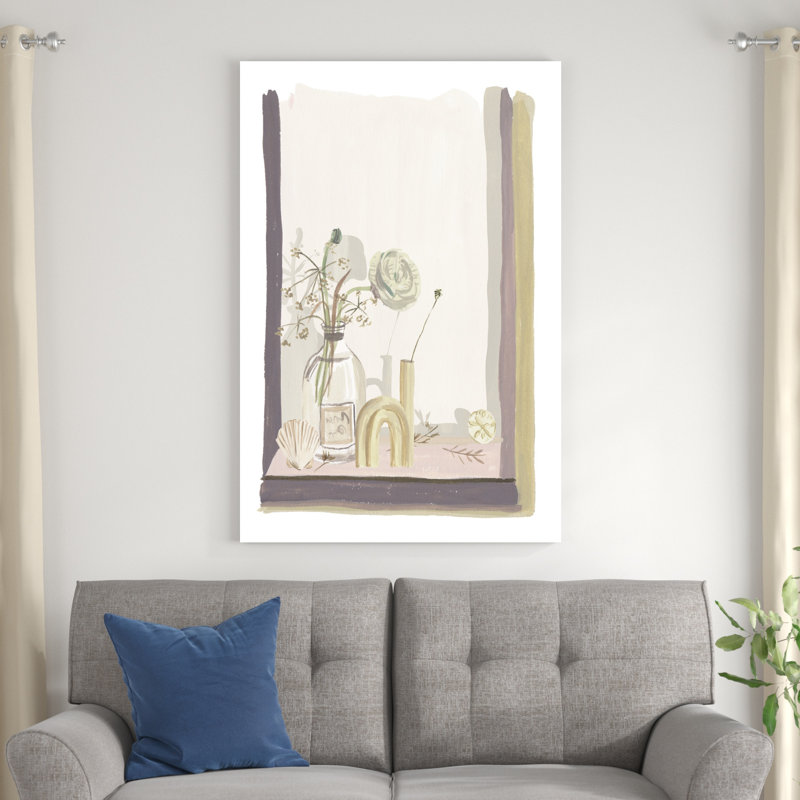 By My Window III, H 48 po x l 32 po x P 1,25 po
